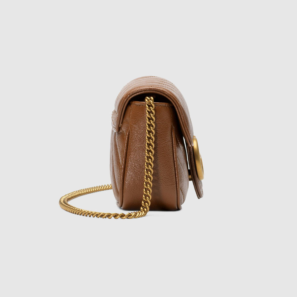 Gucci GG Marmont matelasse super mini bag 476433 0OLFT 2535 - Photo-4