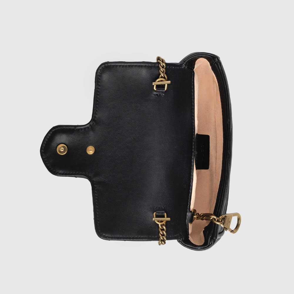 Gucci GG Marmont matelasse leather super mini bag 476433 DSVRT 1000 - Photo-2