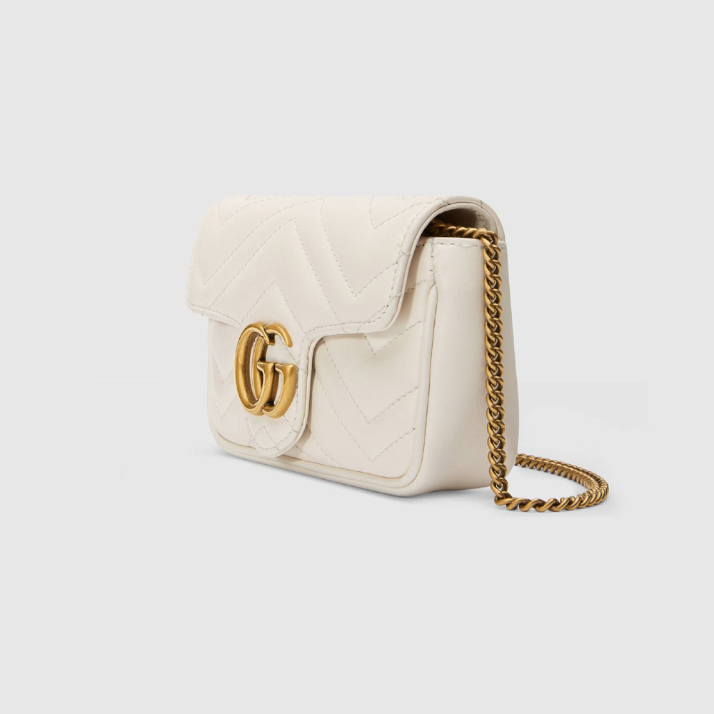 Gucci GG Marmont matelasse leather super mini bag 476433 DSVRT 9022 - Photo-2
