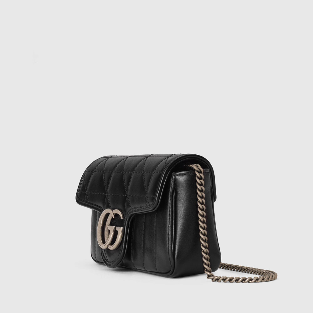 Gucci GG Marmont super mini bag 476433 DTD5N 1000 - Photo-2