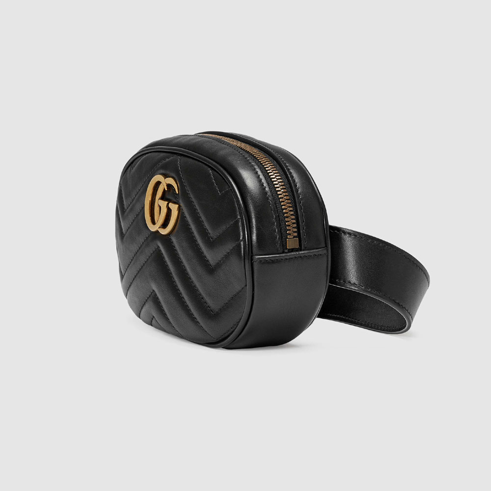 Gucci GG Marmont matelasse leather belt bag 476434 DSVRT 1000 - Photo-2