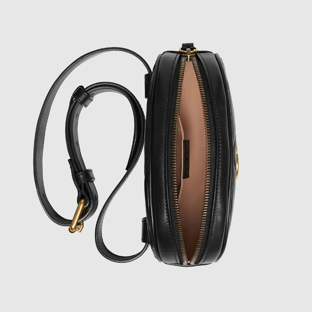 Gucci GG Marmont matelasse leather belt bag 476434 DSVRT 1000 - Photo-4