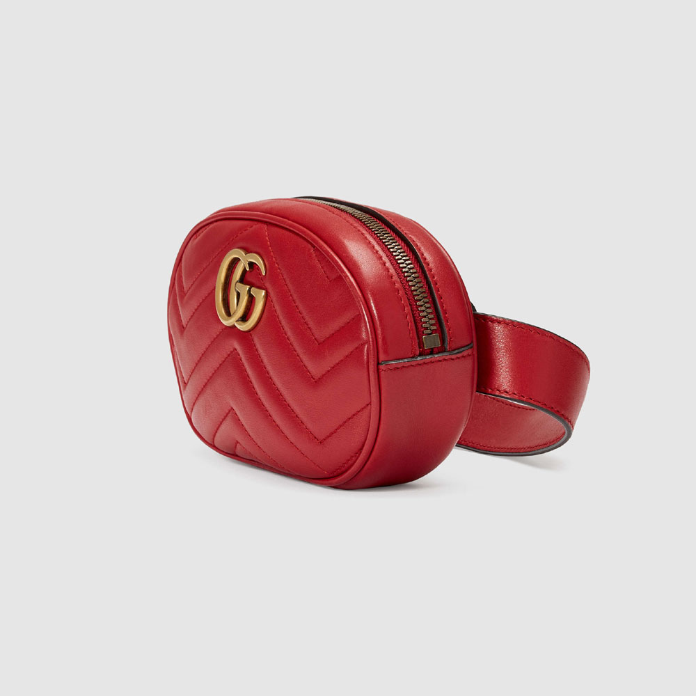 Gucci GG Marmont matelasse leather belt bag 476434 DSVRT 6433 - Photo-2