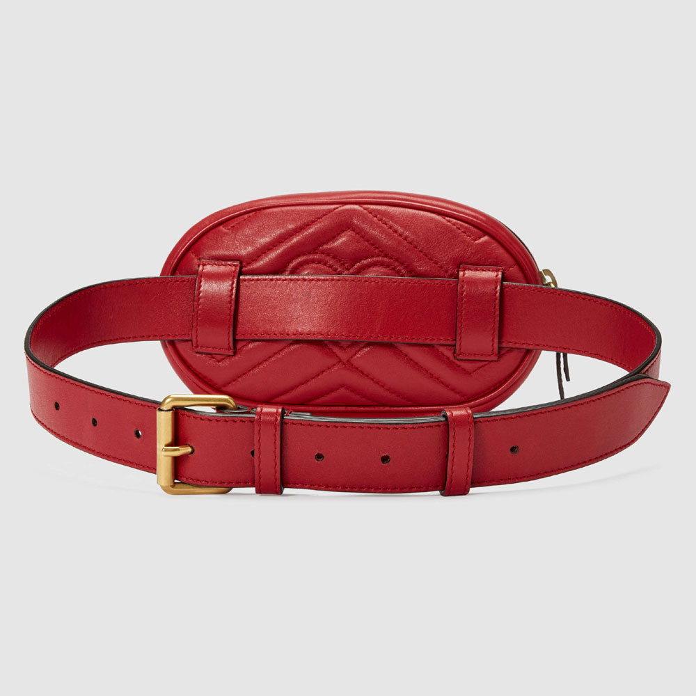 Gucci GG Marmont matelasse leather belt bag 476434 DSVRT 6433 - Photo-3