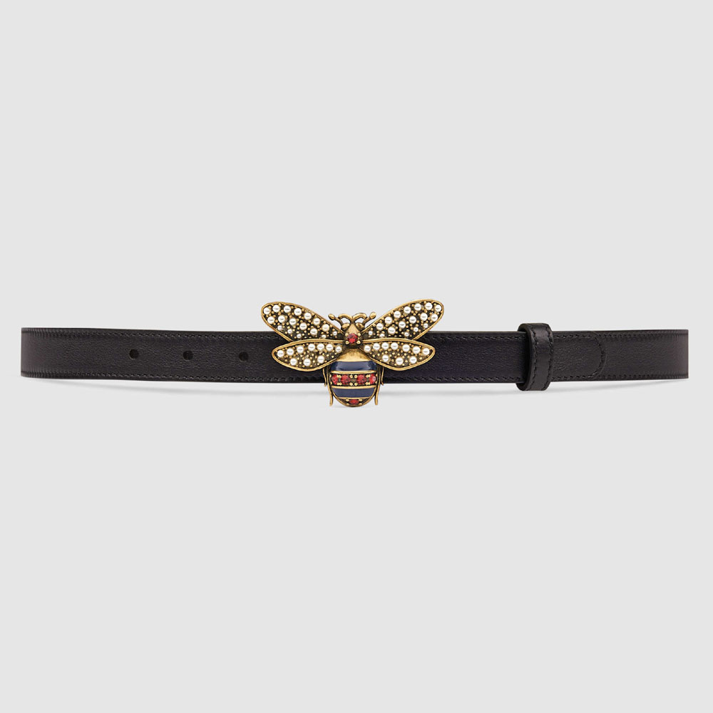 Gucci Queen Margaret leather belt 476452 DYWNX 1052
