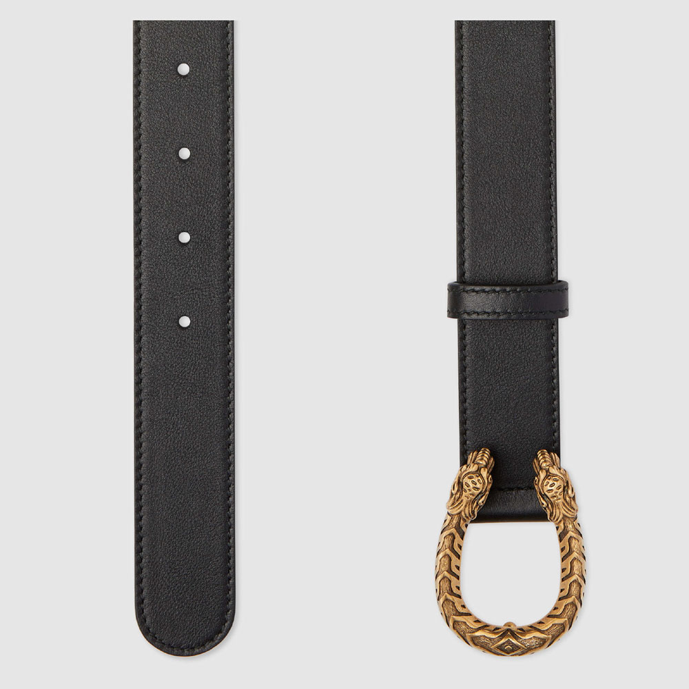 Gucci Dionysus leather belt 476453 AP00T 1000 - Photo-2