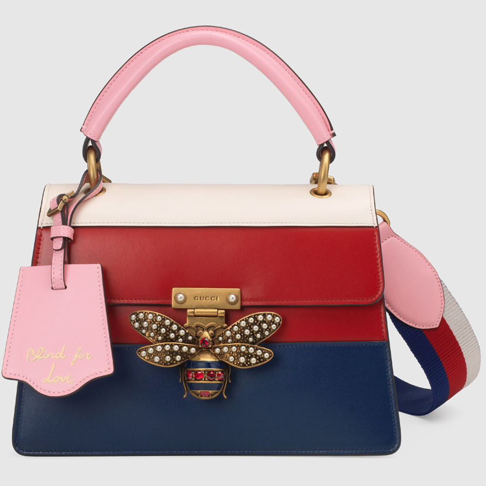 Gucci Queen Margaret leather top handle bag 476541 DVUSB 4198