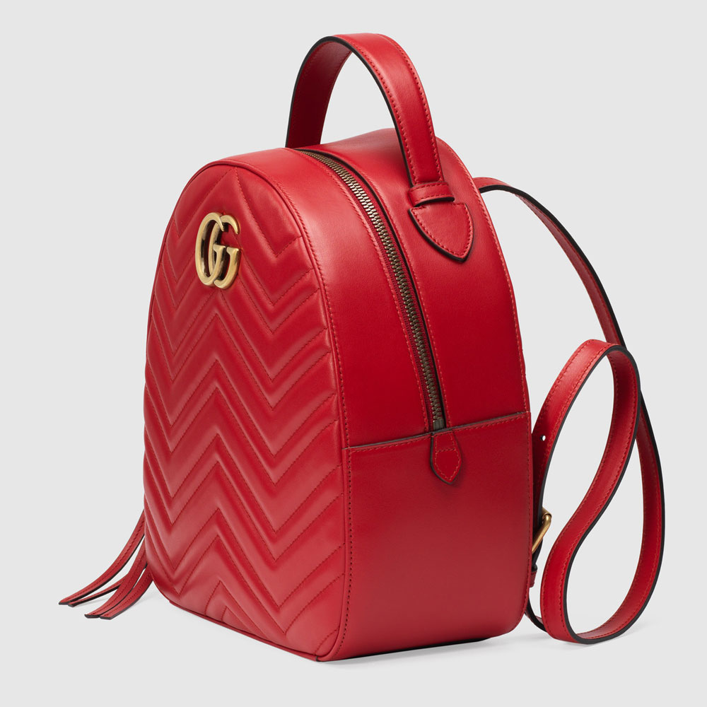 Gucci GG Marmont quilted leather backpack 476671 DTDHD 6433 - Photo-2