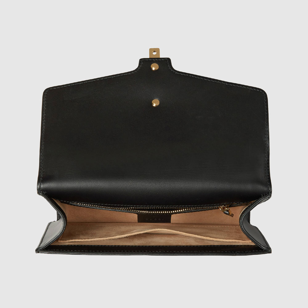 Gucci Sylvie leather belt bag 476811 CVL1G 1060 - Photo-4