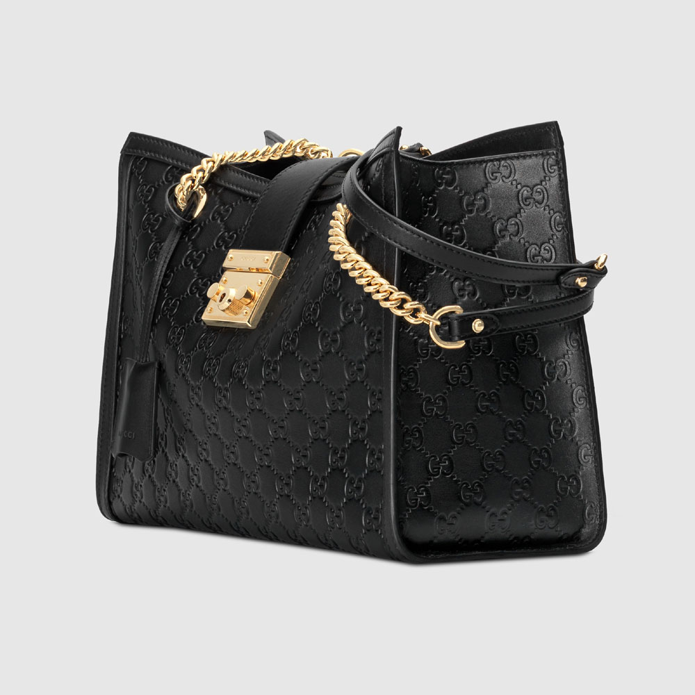 Padlock Gucci Signature medium shoulder bag 479197 0REAG 1000 - Photo-2