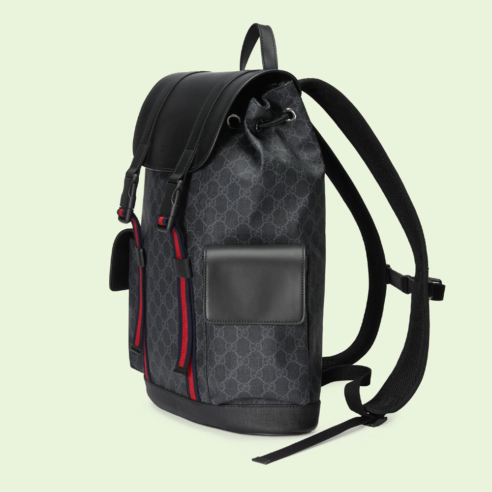 Gucci GG Black backpack 495563 K9R8X 1071 - Photo-2