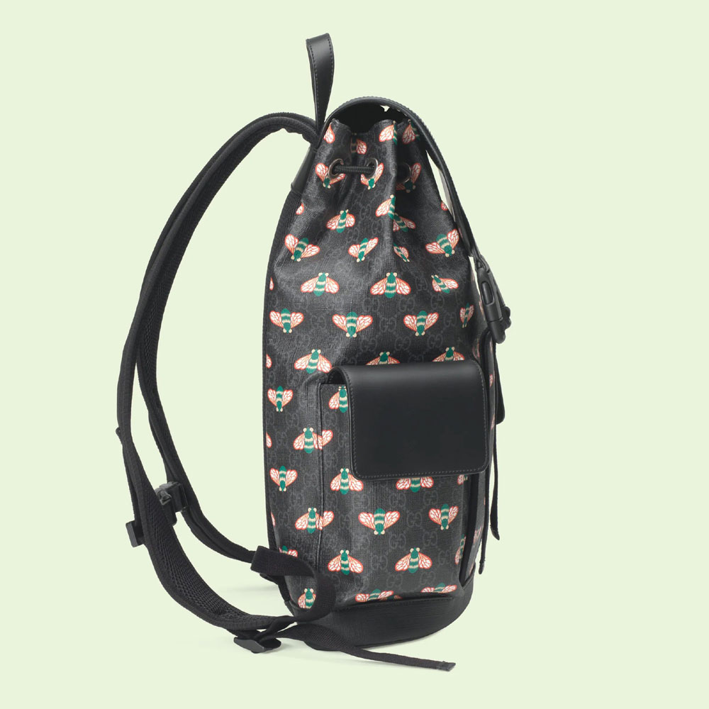 Gucci Bestiary backpack with bees 495563 UIECN 1058 - Photo-4
