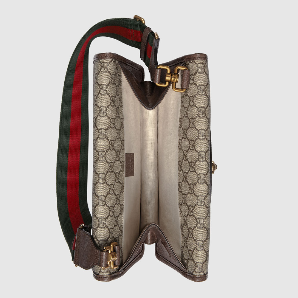 Gucci GG Supreme messenger bag 495654 9C2VT 8745 - Photo-4