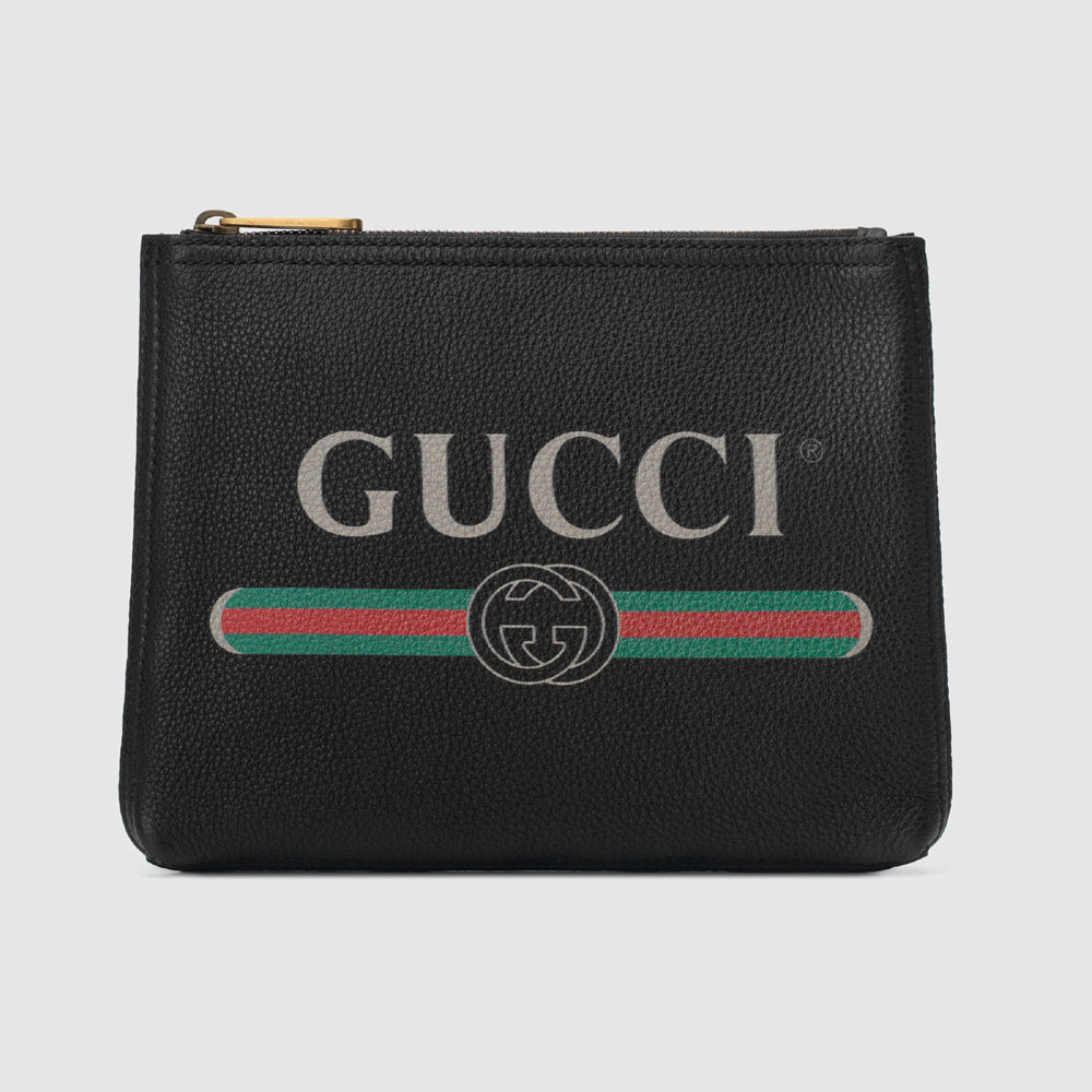 Gucci Print leather small portfolio 495665 0GCAT 8163