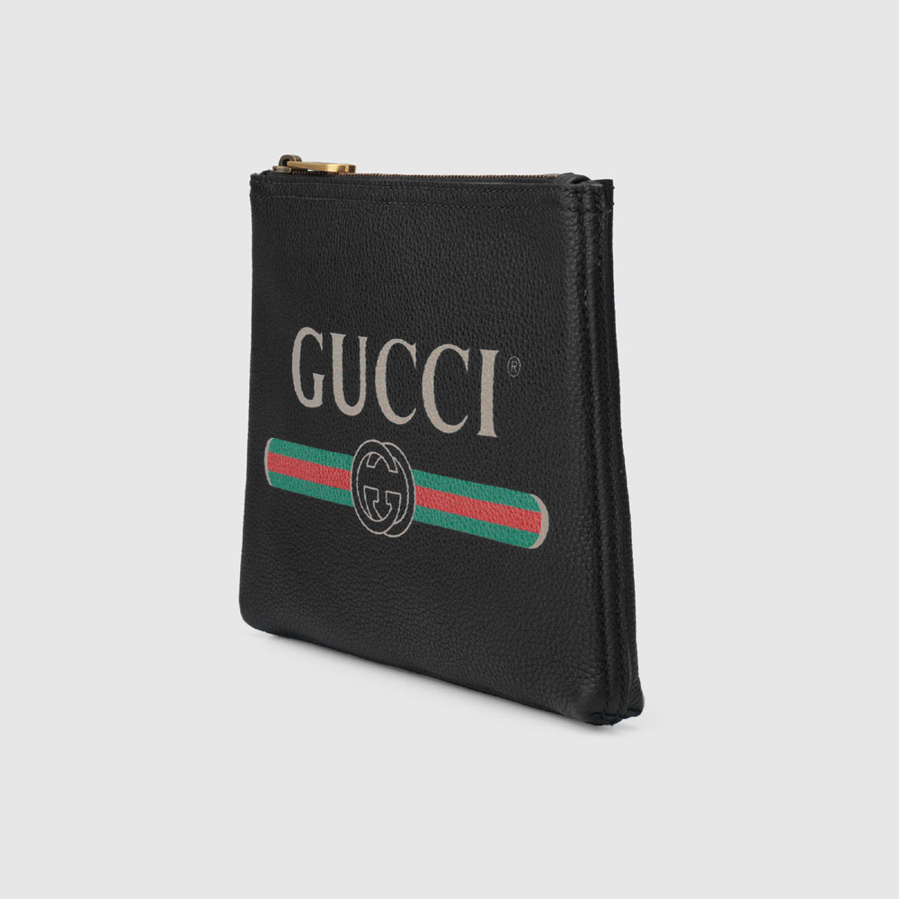 Gucci Print leather small portfolio 495665 0GCAT 8163 - Photo-2