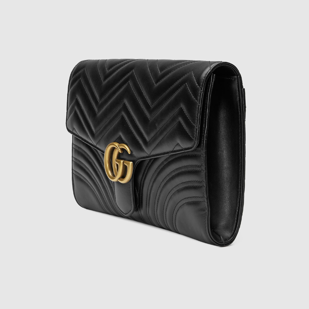 Gucci GG Marmont matelasse clutch 498079 DTDIT 1000 - Photo-2