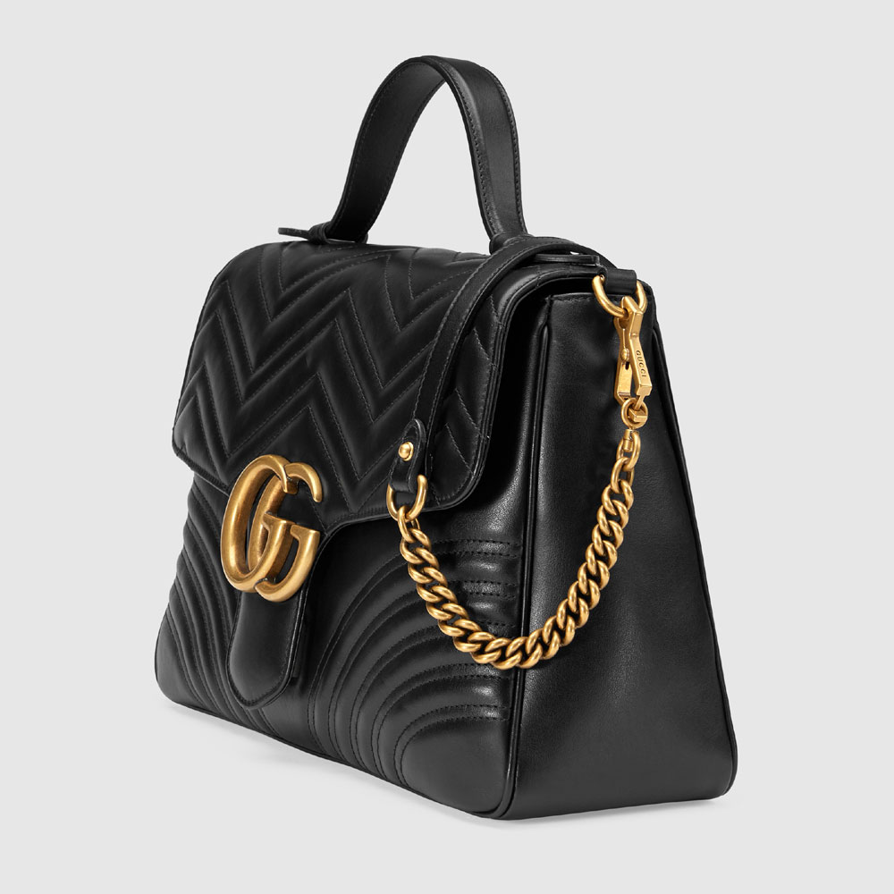 Gucci GG Marmont matelasse top handle bag 498109 DTDIT 1000 - Photo-2