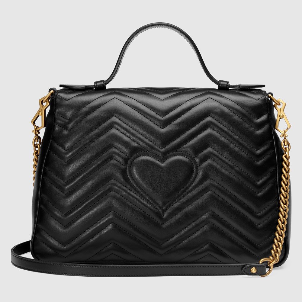 Gucci GG Marmont matelasse top handle bag 498109 DTDIT 1000 - Photo-3