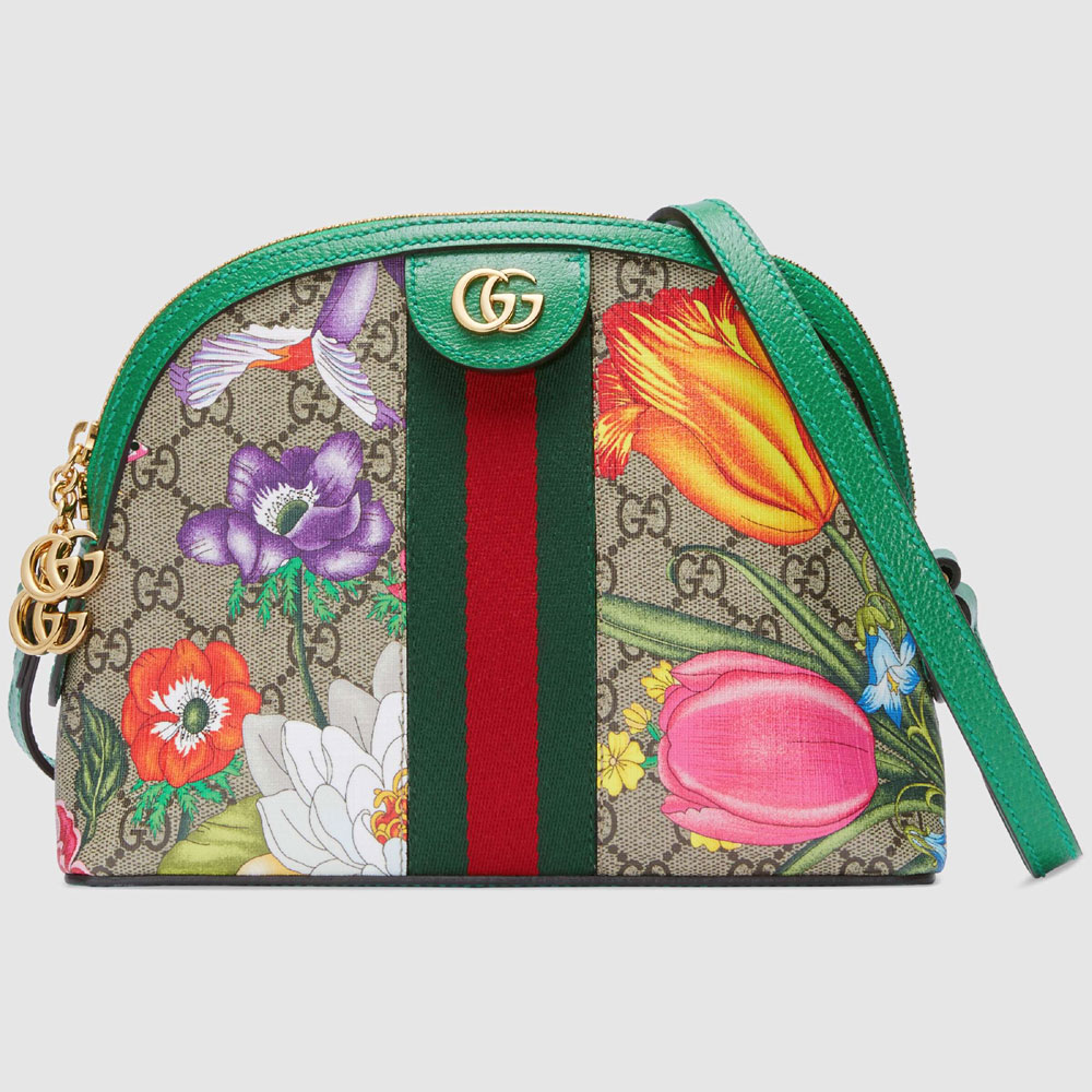 Gucci Ophidia GG Flora small shoulder bag 499621 HV8AE 8709