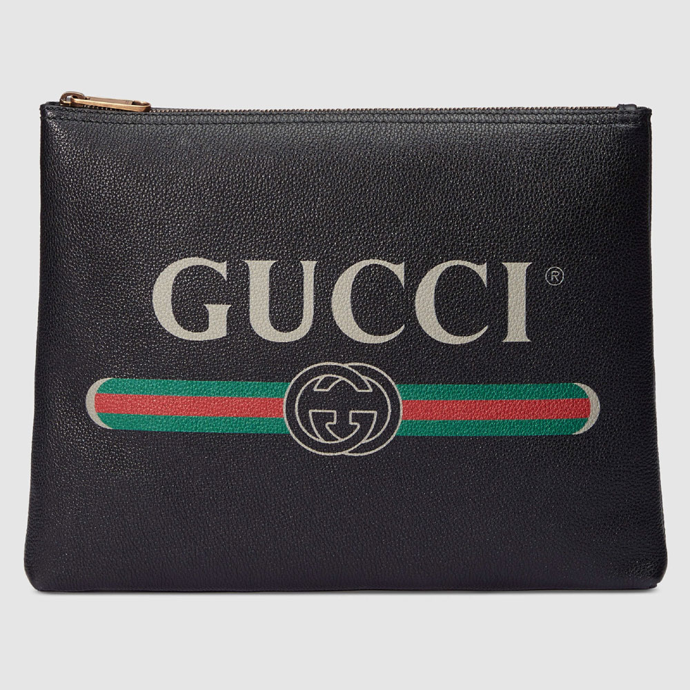 Gucci Print leather medium portfolio 500981 0GCAT 8163