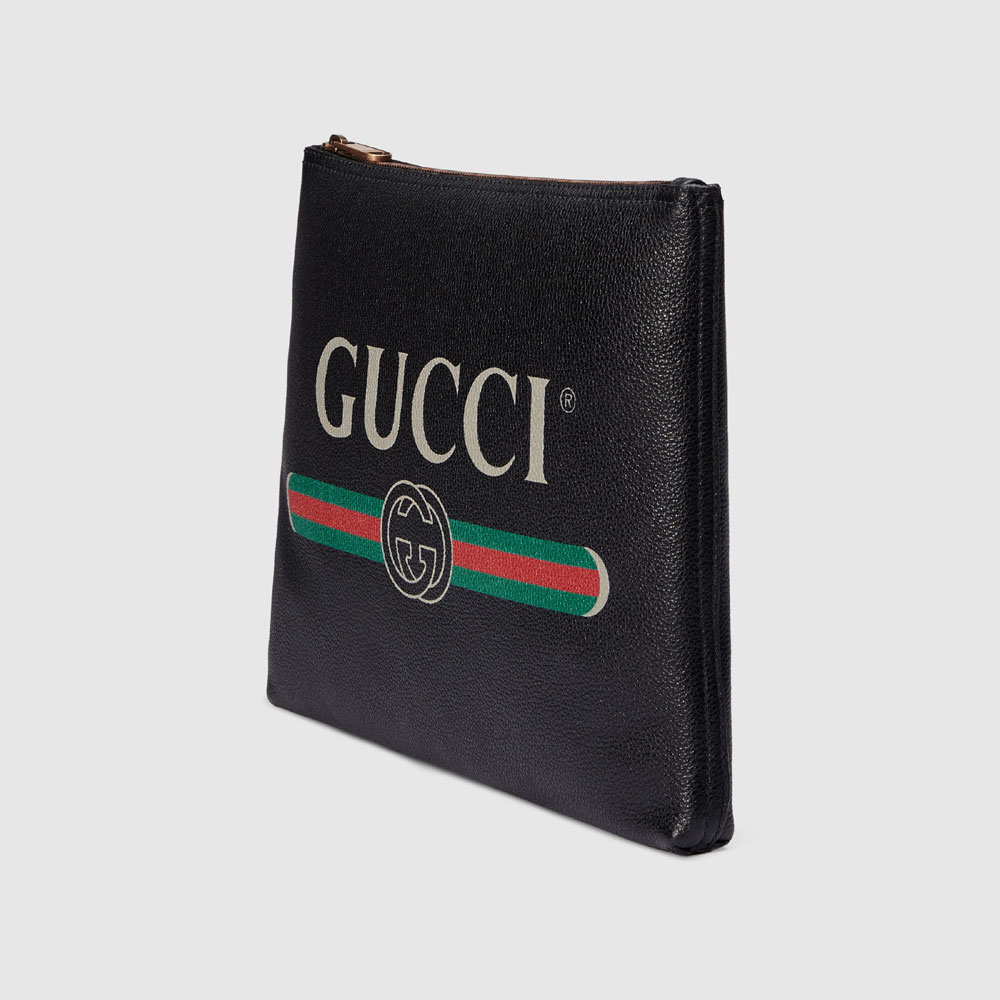 Gucci Print leather medium portfolio 500981 0GCAT 8163 - Photo-2