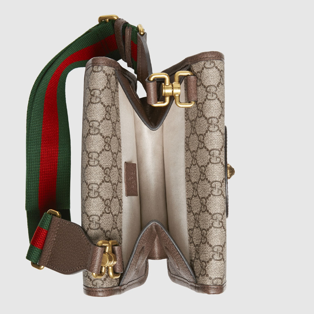 Gucci GG Supreme small messenger bag 501050 9C2VT 8745 - Photo-4
