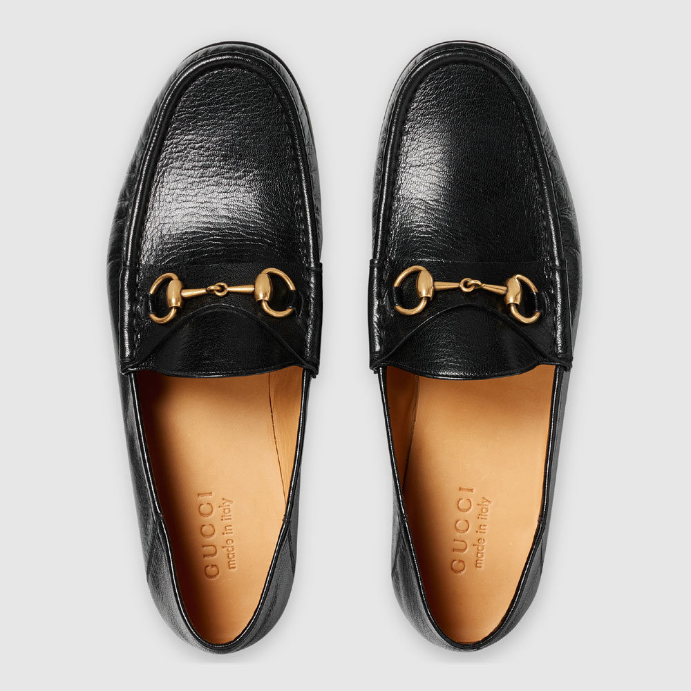 Gucci Horsebit leather loafer 523202 D3V00 1000 - Photo-3