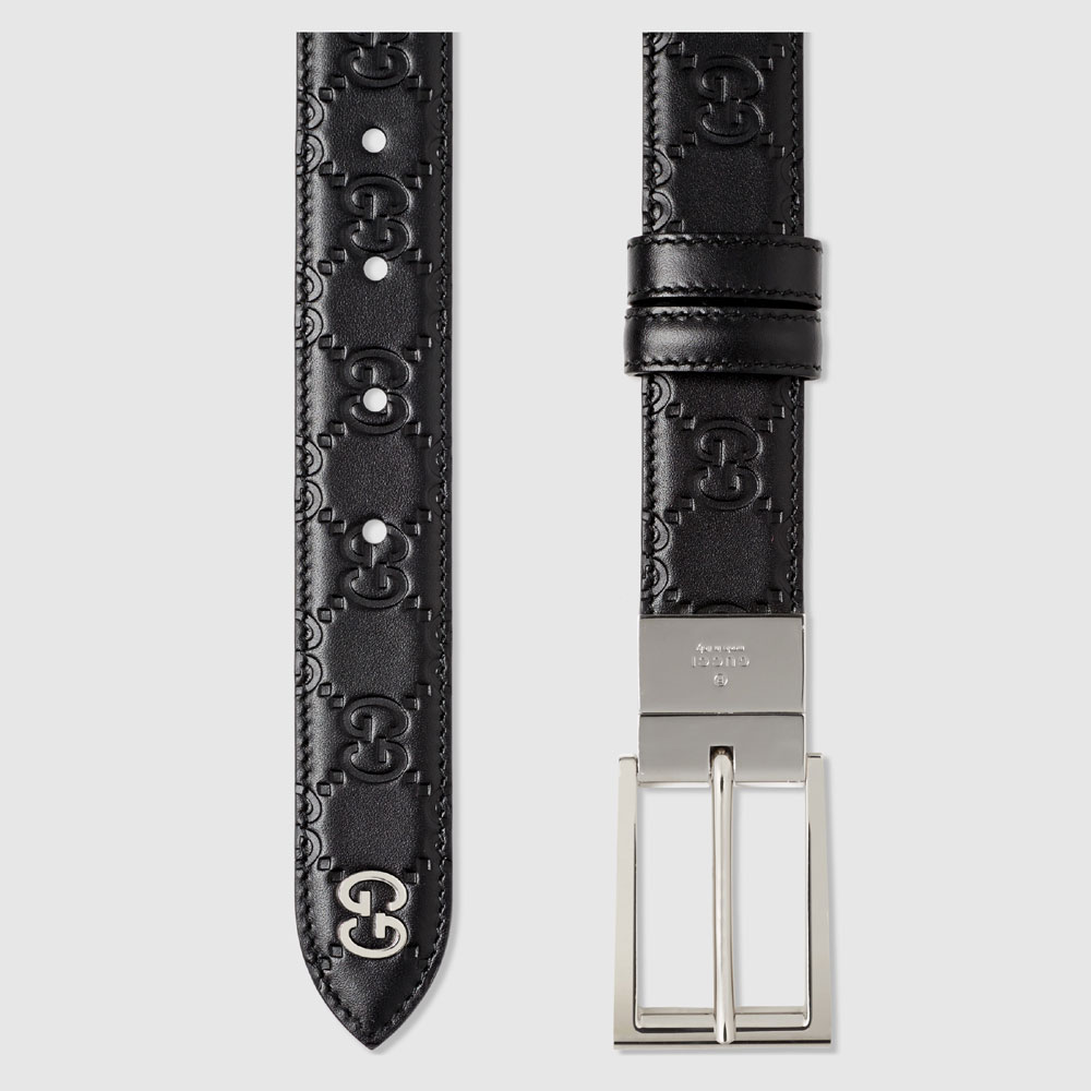 Reversible Gucci Signature belt 523306 CWC1N 1000 - Photo-3