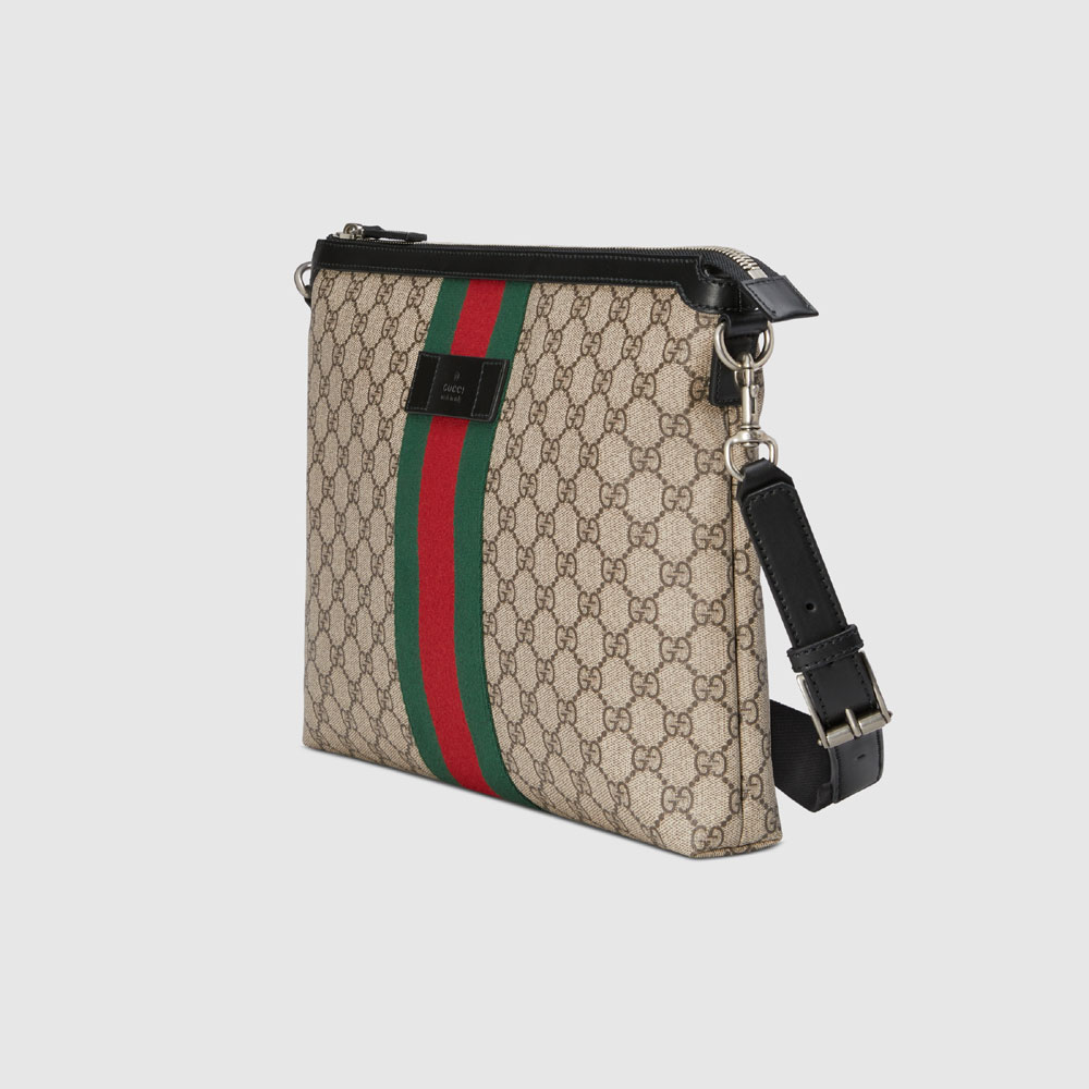 Gucci GG Supreme medium messenger bag 523335 96I6N 9692 - Photo-2