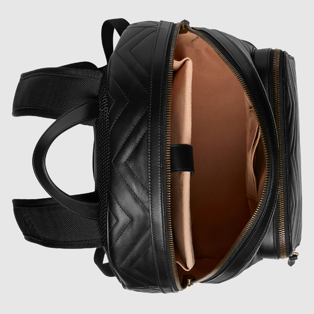Gucci GG Marmont matelasse backpack 523405 DTDQT 1000 - Photo-4