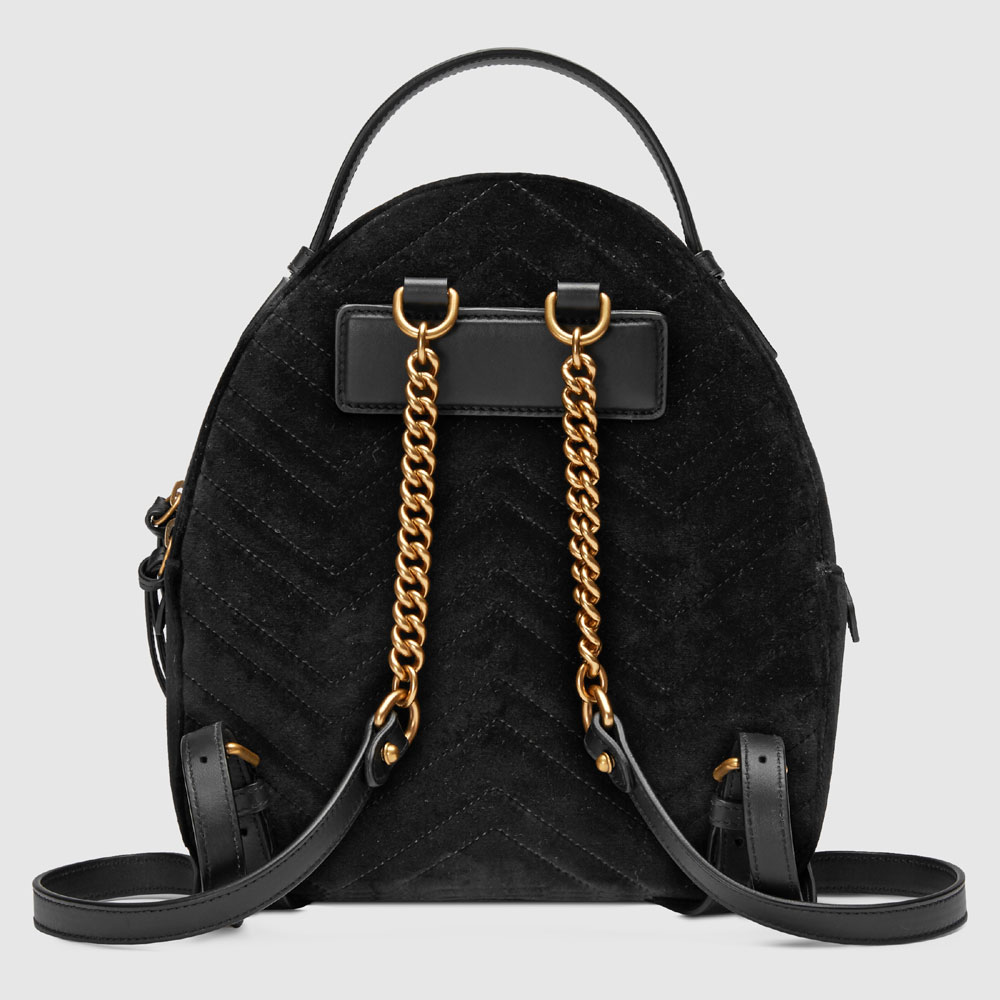Gucci GG Marmont velvet backpack 524568 9QICT 1000 - Photo-2