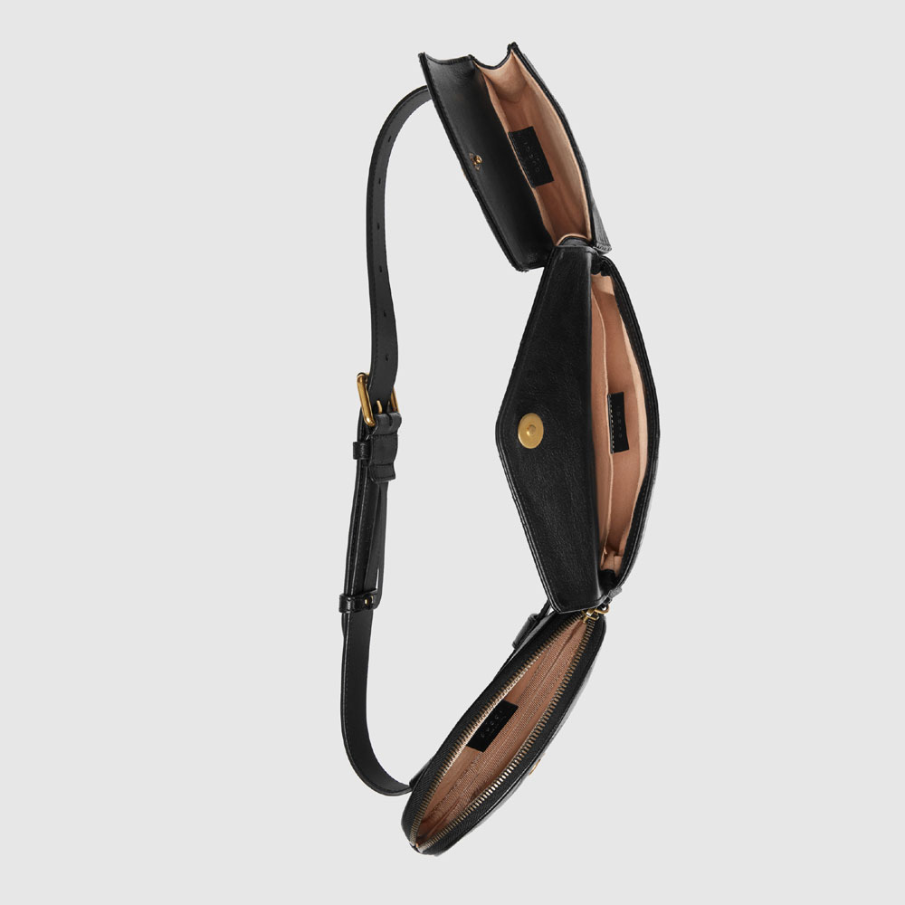 Gucci GG Marmont matelasse belt bag 524597 0OLAT 1000 - Photo-4