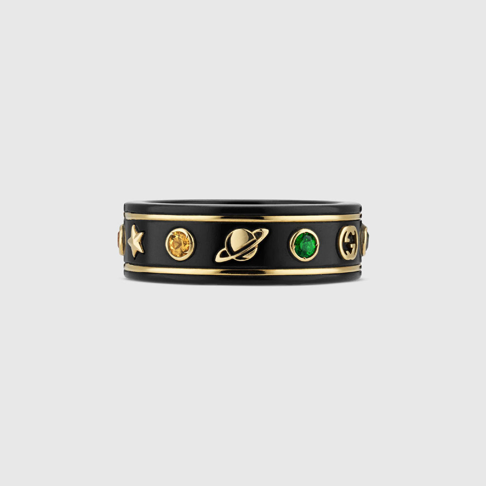 Gucci Icon ring with gemstones 527095 J8F77 8522