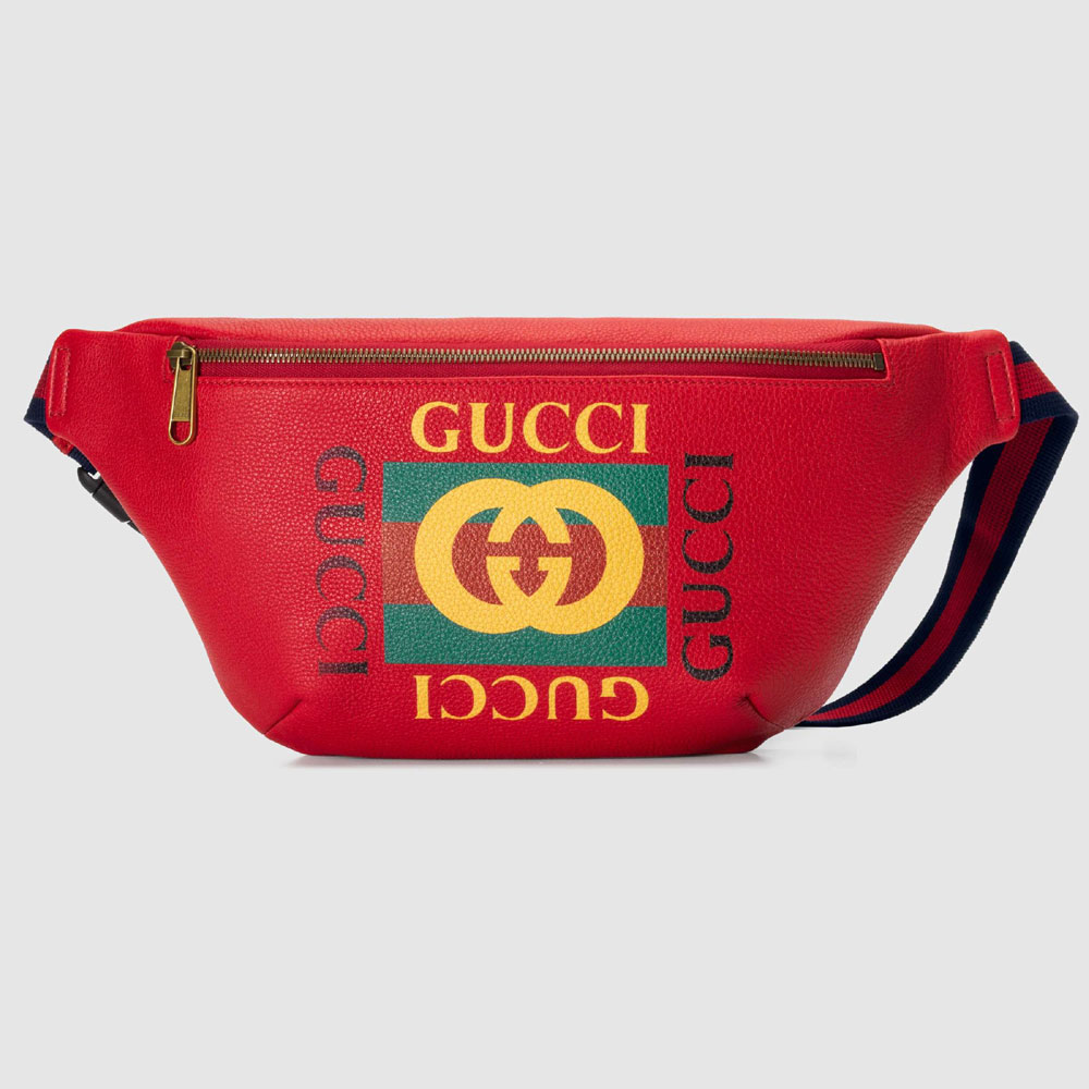 Gucci Print leather belt bag 530412 0GDCT 6463
