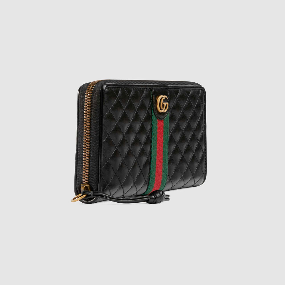 Gucci Leather zip around wallet Double G 536450 0YKBT 1060 - Photo-4