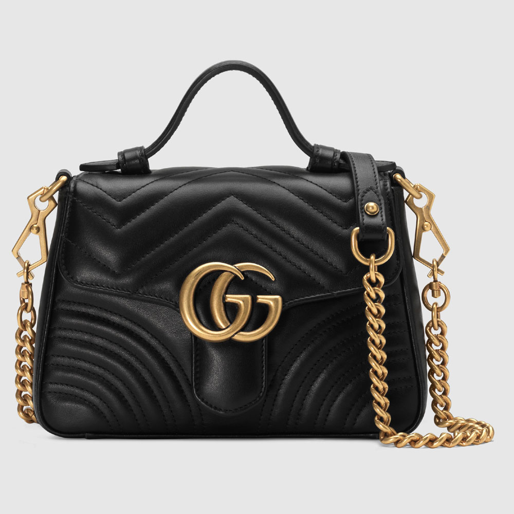 Gucci GG Marmont mini top handle bag 547260 DTDIT 1000