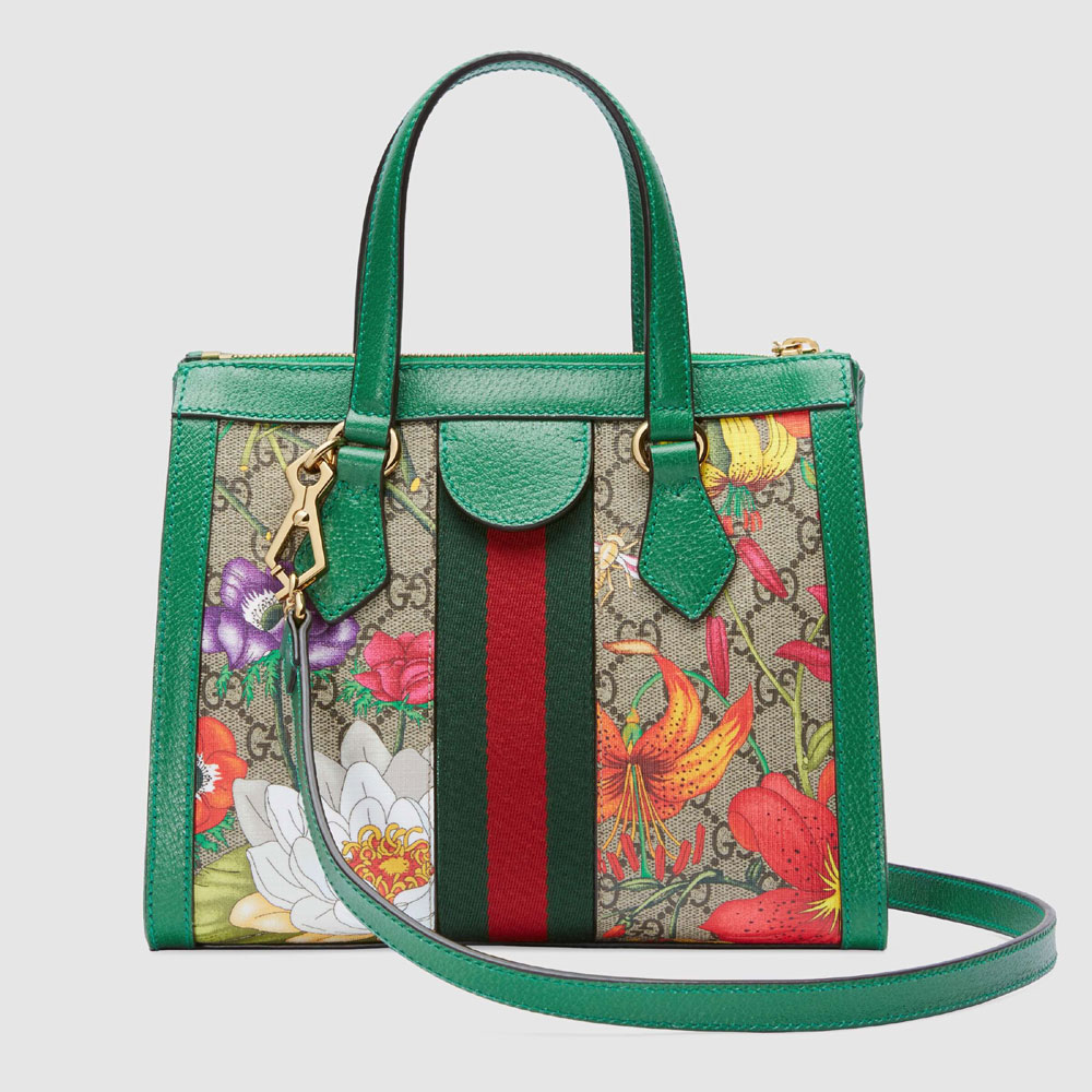 Gucci Ophidia GG Flora small tote bag 547551 HV8AE 8709 - Photo-3