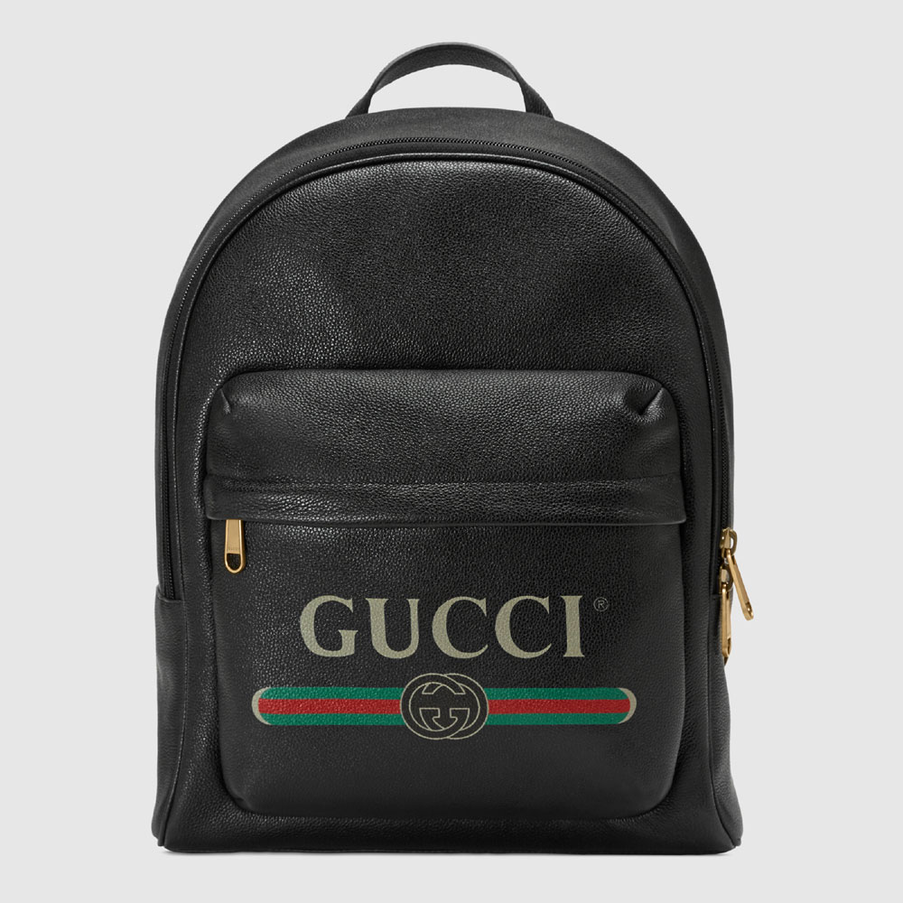 Gucci Print leather backpack 547834 0Y2BT 8163