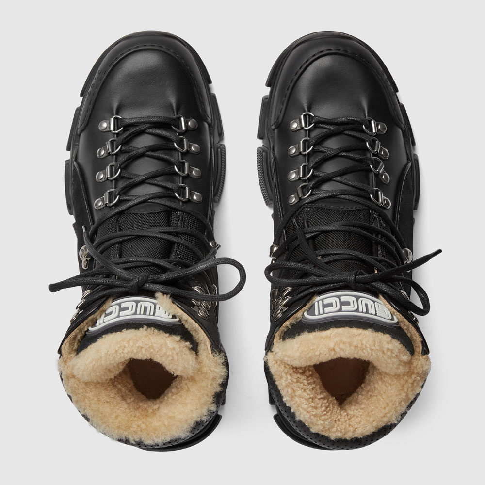 Gucci Flashtrek high-top sneaker with wool 548714 D6060 1088 - Photo-2
