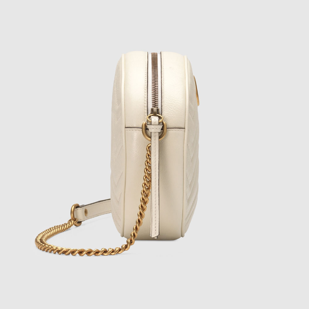 Gucci GG Marmont mini round shoulder bag 550154 0OLET 9022 - Photo-4