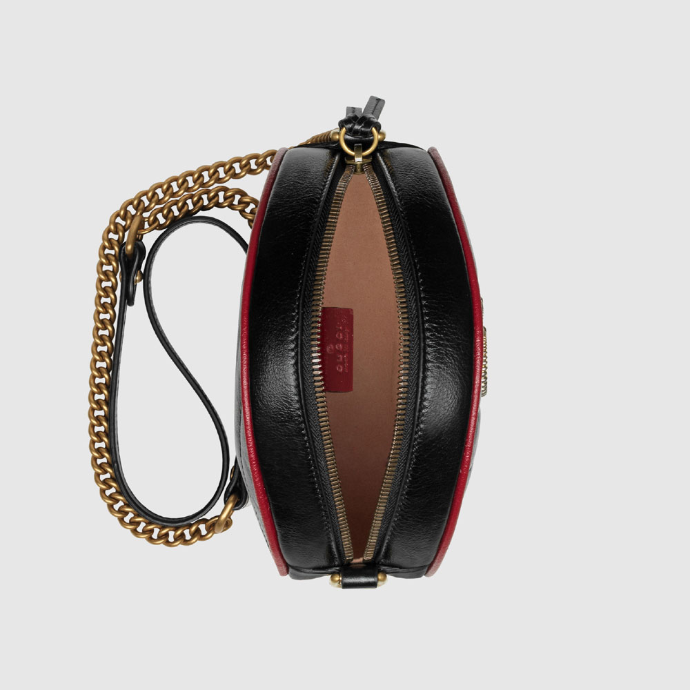 Gucci GG Marmont mini round shoulder bag 550154 0OLFX 8277 - Photo-4