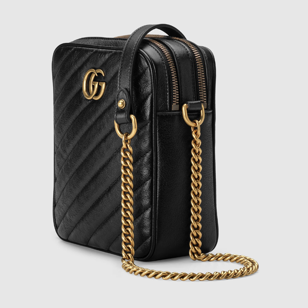 Gucci GG Marmont mini shoulder bag 550155 0OLFT 1000 - Photo-2