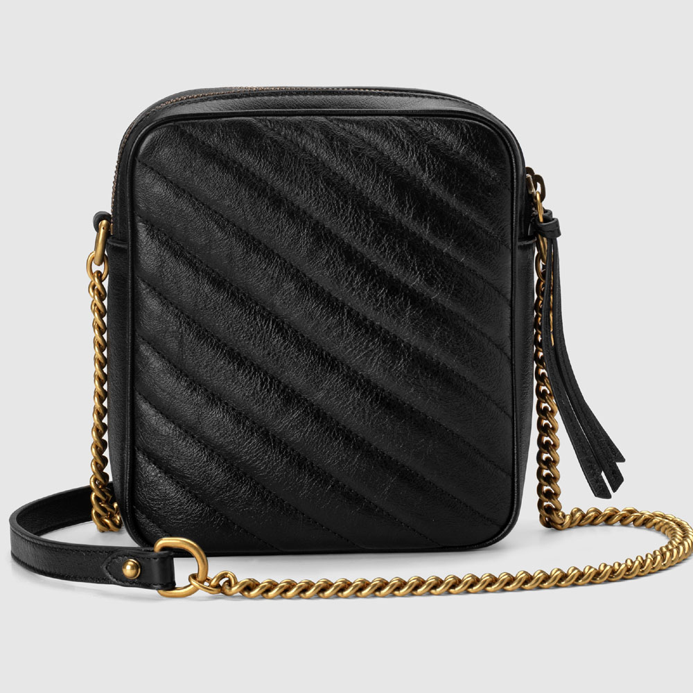Gucci GG Marmont mini shoulder bag 550155 0OLFT 1000 - Photo-3