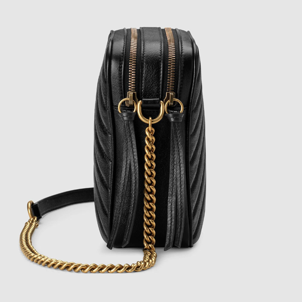 Gucci GG Marmont mini shoulder bag 550155 0OLFT 1000 - Photo-4