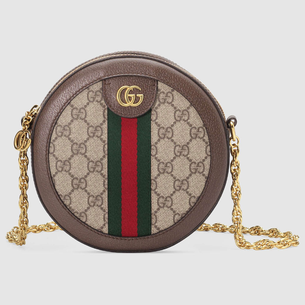 Gucci Ophidia mini GG round shoulder bag 550618 96I3B 8745