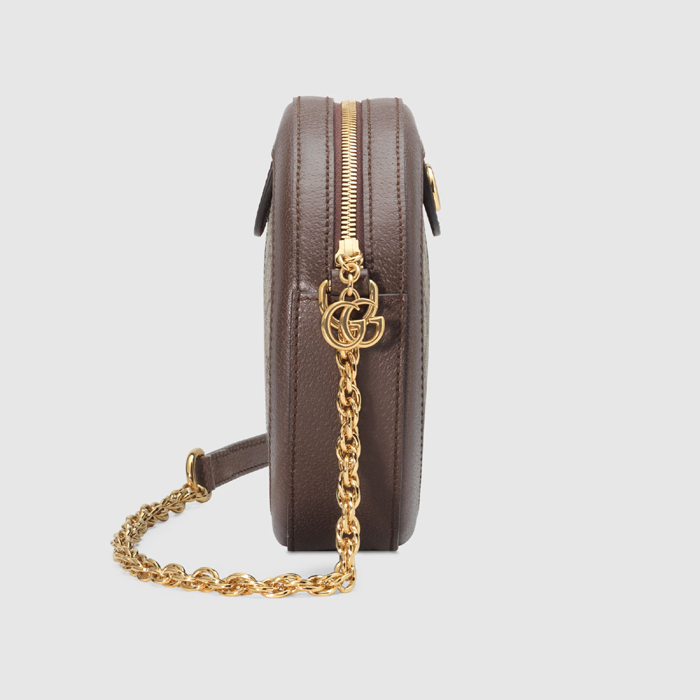 Gucci Ophidia mini GG round shoulder bag 550618 96I3B 8745 - Photo-4