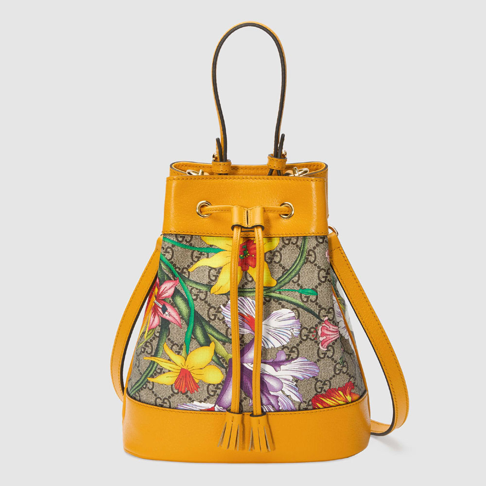 Gucci Ophidia GG Flora small bucket bag 550621 HV8HC 9782