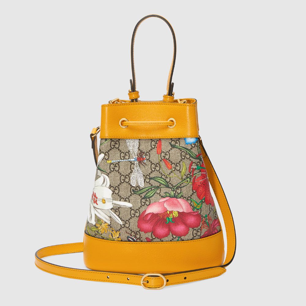 Gucci Ophidia GG Flora small bucket bag 550621 HV8HC 9782 - Photo-3