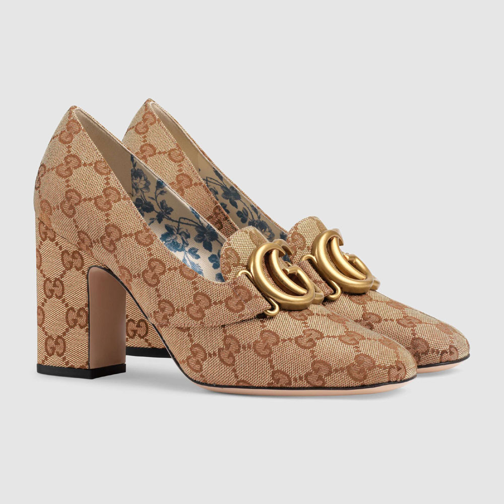 Gucci GG mid-heel pump with Double G 551601 KQW00 8366