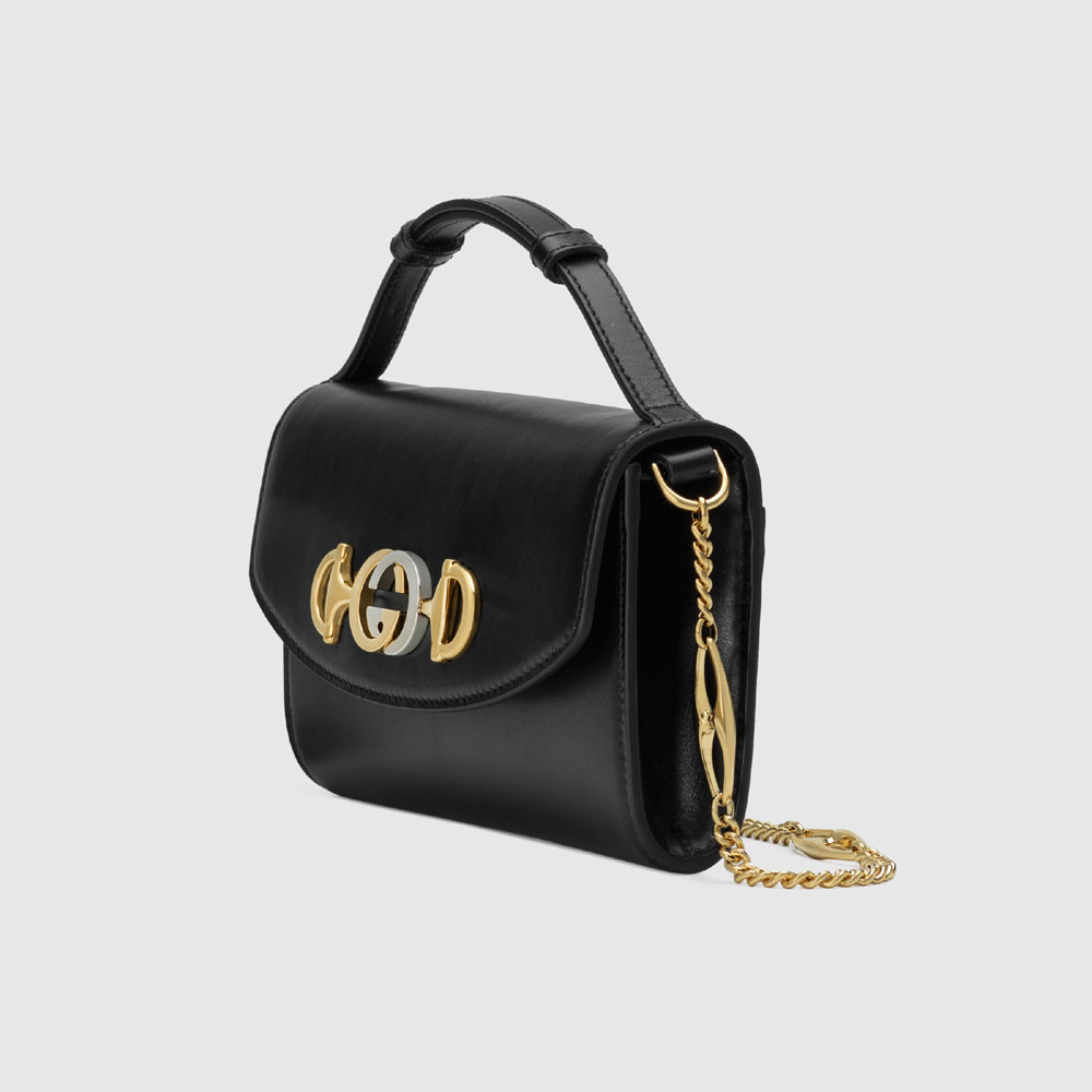 Gucci Zumi smooth leather mini bag 564718 05J0X 1000 - Photo-2